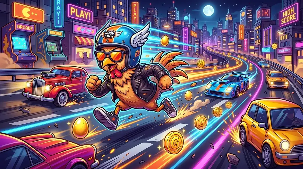 Cluck and Road King Gameplay Banner